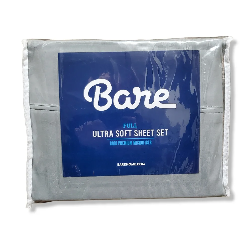 Bare Full Ultra Soft Sheet Set 1800 Premium Microfiber